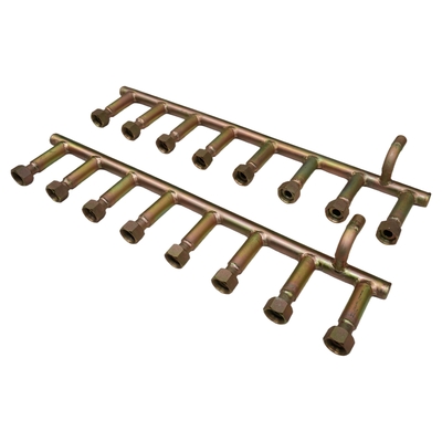 Main Distributing Water Pipe for Zoomlion Sweeper-Washers – 8 Branches, Stainless Steel
