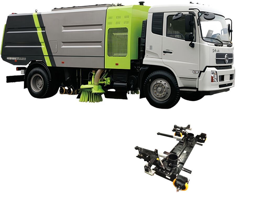 Cleaning & Dust-Control Road Sweeper Parts , Customizable Suction Nozzle Assembly for Road Sweeper