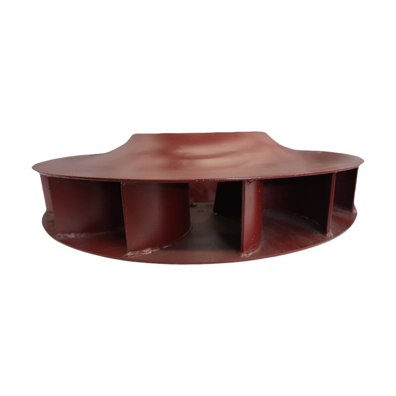 High-Strength Red Centrifugal Fan Impeller (Garbage Suction Special)， Industrial-Grade Corrosion-Resistant Red Steel Impeller, Fan Auxiliary Blowing & Debris-Suction Component