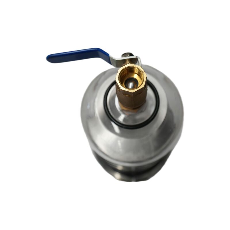 Sweeper-Scrubber & Sanitation Truck Water Filter Assembly, Transparent PC Shell, Stainless Steel Core, Precision Filtration, Leak-Proof, Durable Municipal Vehicle Accessory