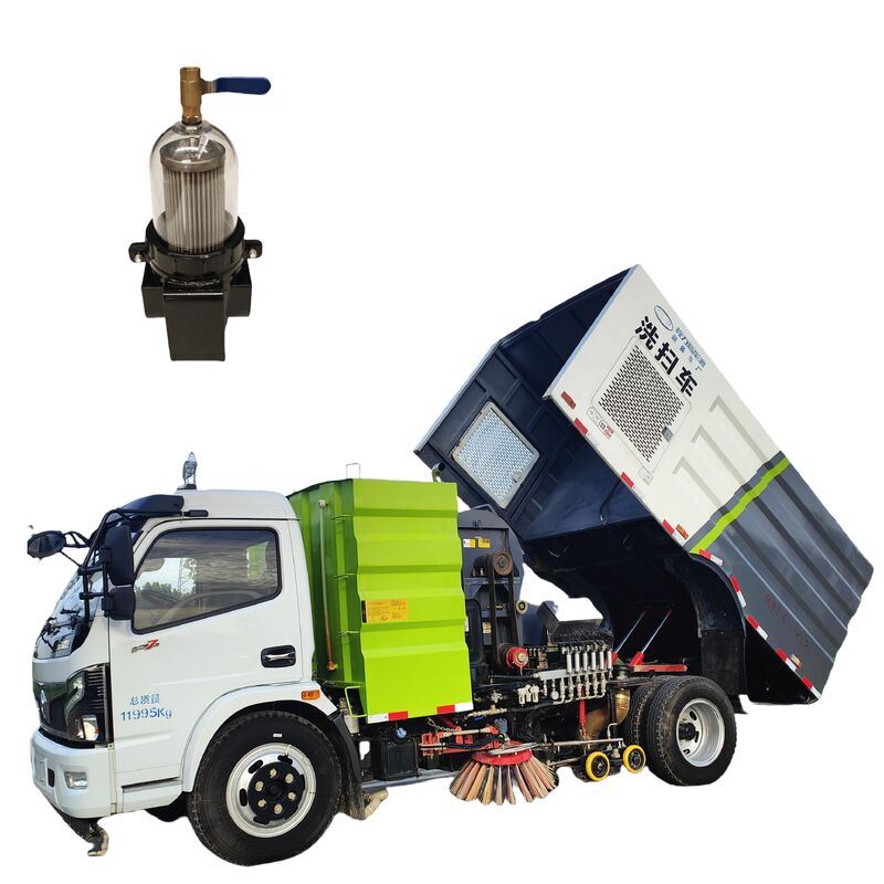 High - Efficiency Water Filter Assembly for Sweeper, Maintenance & Sprinkler Trucks, Professional Sanitation Vehicle Accessory for Sewage Filtration, Stain Removal & Water Purification