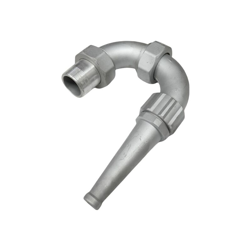 Universal Sprinkler Palm Assembly (Three-Bend Front Flush) - Aluminum Alloy, High-Pressure, for Sweeper-Scrubber Front Nozzle, Efficient Road Flushing, Sweeper Accessory