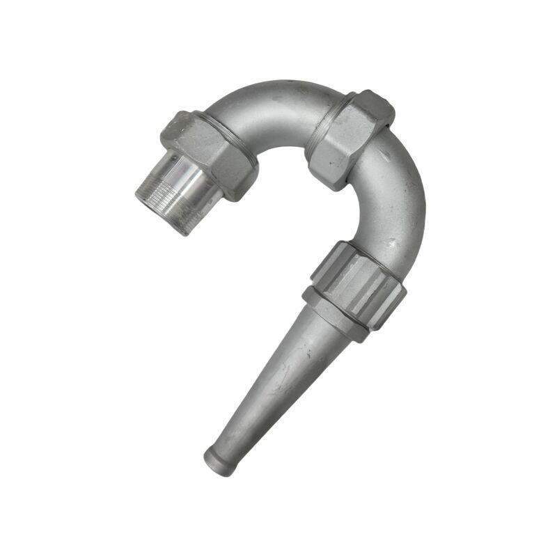 Universal Sprinkler Palm Assembly (Three-Bend Front Flush) - Aluminum Alloy, High-Pressure, for Sweeper-Scrubber Front Nozzle, Efficient Road Flushing, Sweeper Accessory