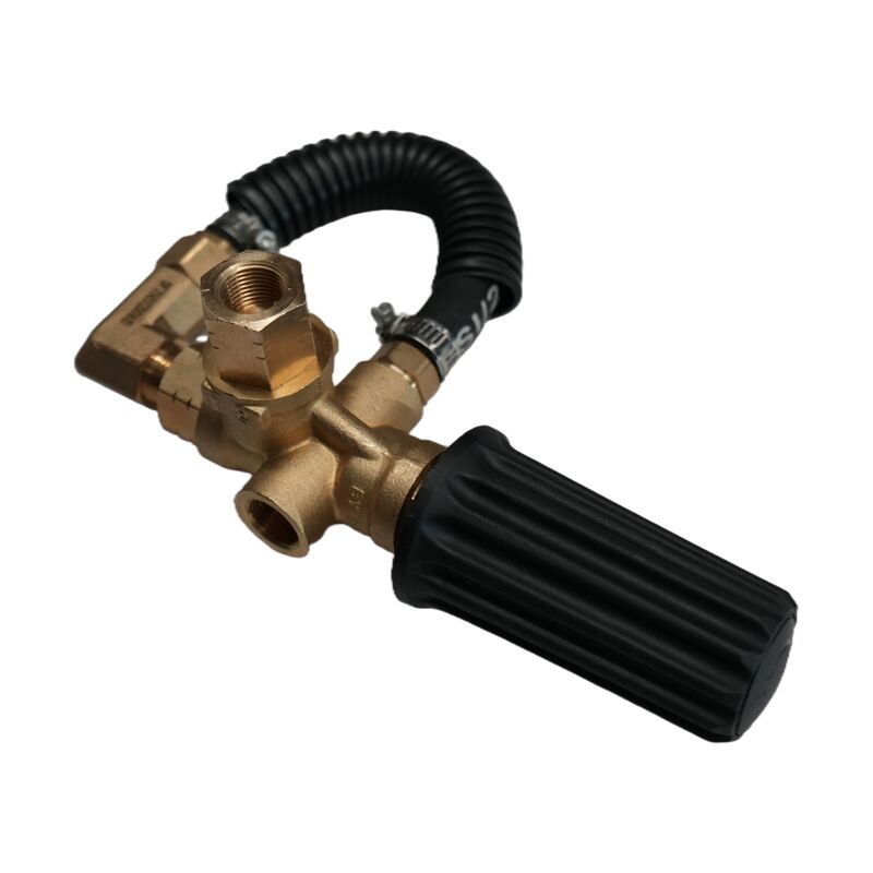 The high-pressure water pump, overflow valve, and pressure regulating valve of the cleaning vehicle can adjust the pressure