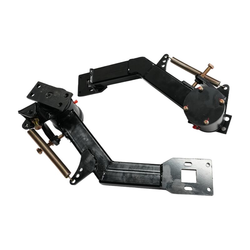 Cleaning vehicle suction nozzle spray rack assembly assists high-pressure spray rod to extend spray rack