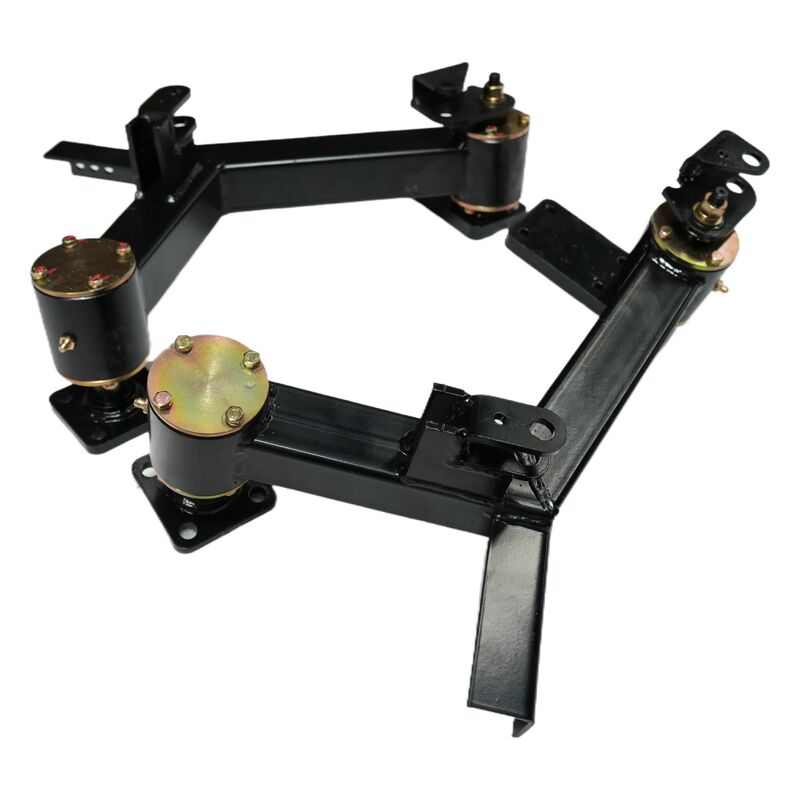 Left & Right Water Spray Frame Assemblies for Zoomlion Sanitation Trucks | With Walking Wheels, Suction Nozzle Rubber Wheels & Solid Wheel Assemblies