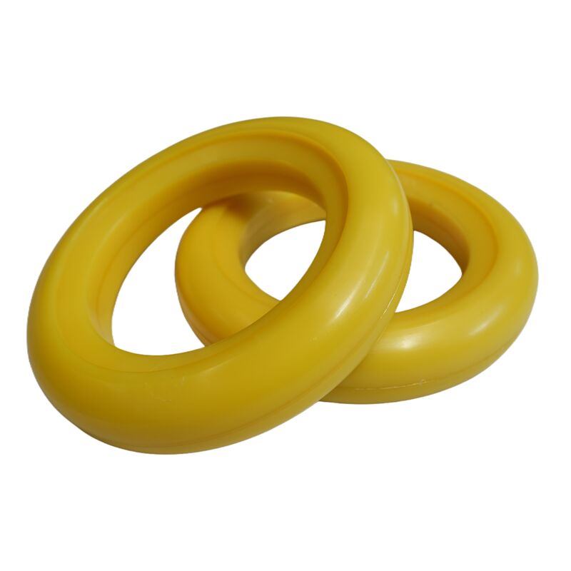 Zoomlion Heavy Industry Compatible Injection-Molded Yellow Solid Wheels – For Sanitation Trucks, Sweeper Trucks & Suction Nozzle Travel