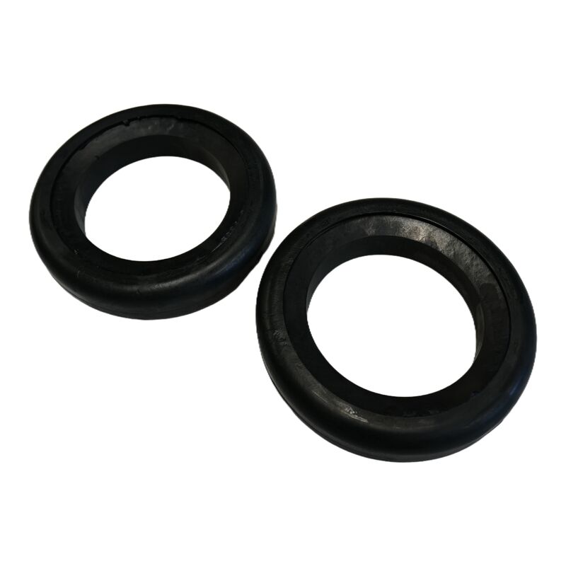 Zoomlion Heavy Industry Compatible Black Rubber Solid Wheels – For Sweeper Trucks, Sanitation Truck Suction Nozzles & Street Sweepers