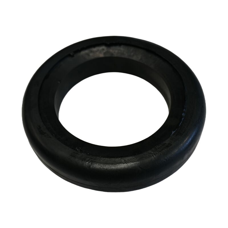 Zoomlion Heavy Industry Compatible Black Rubber Solid Wheels – For Sweeper Trucks, Sanitation Truck Suction Nozzles & Street Sweepers