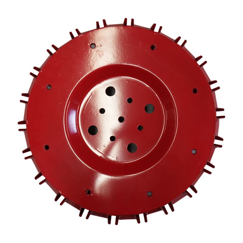 Zoomlion Heavy Industry Compatible Double-Layer Concave Sweeping Disks – Red for Road Surface Cleaning (Sanitation Vehicle Use)
