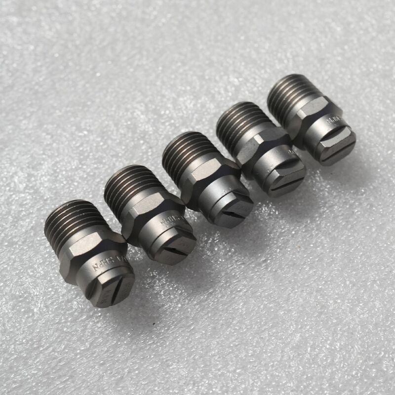 Ultra-Wear-Resistant Stainless Steel High-Pressure Nozzle - Stable Flow Fan/Cone Spray Nozzle for Industrial Water Jet & Sanitation Cleaning