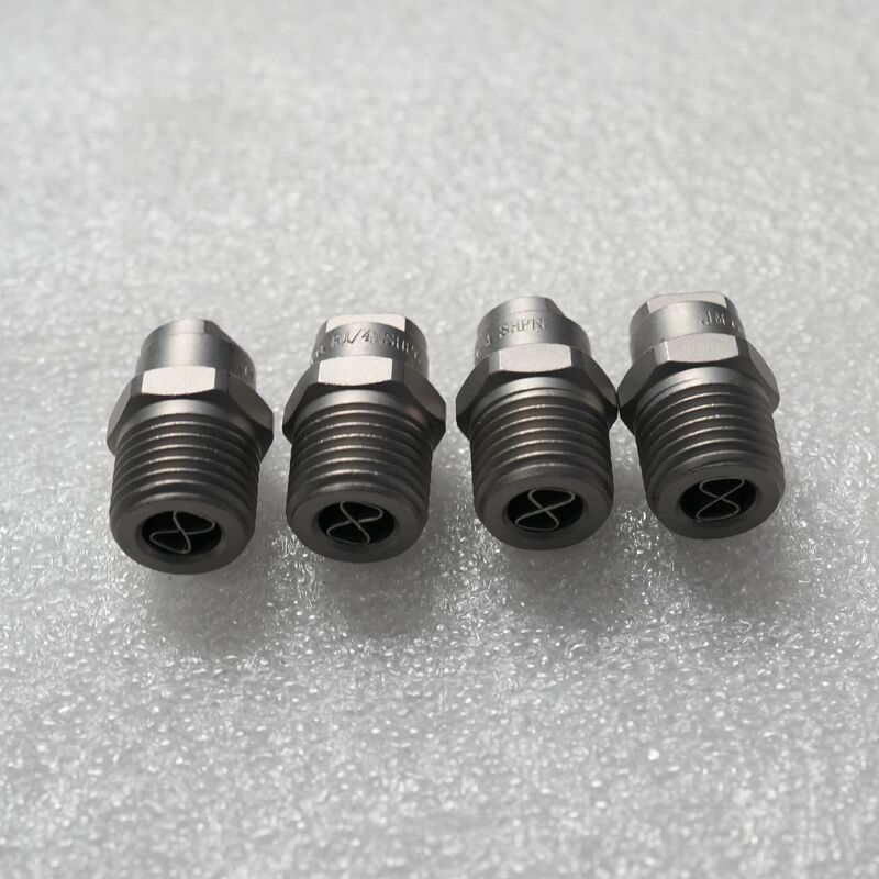 40° Fan-Shaped High-Pressure Nozzle for Sweeper Trucks (Stainless Iron, Stable Spray)