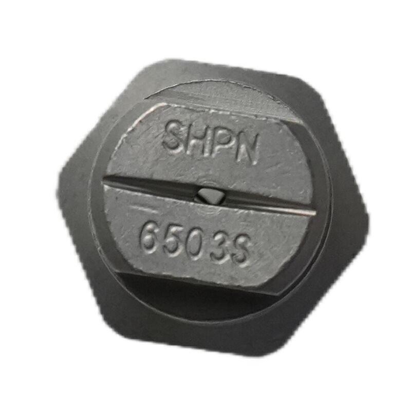 316 Stainless Steel High-Pressure Nozzle – 65° Fan Spray for Zoomlion Road Sweeper, Ideal for Road Cleaning & Stain Removal