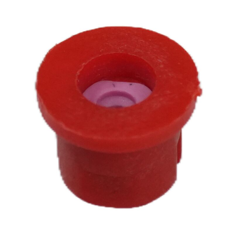 Ceramic Nozzle for Sanitation Vehicles – Red, Fits Sweeper Disc Suction Nozzles, for Road Sweeper Water Mist & Dust Suppression