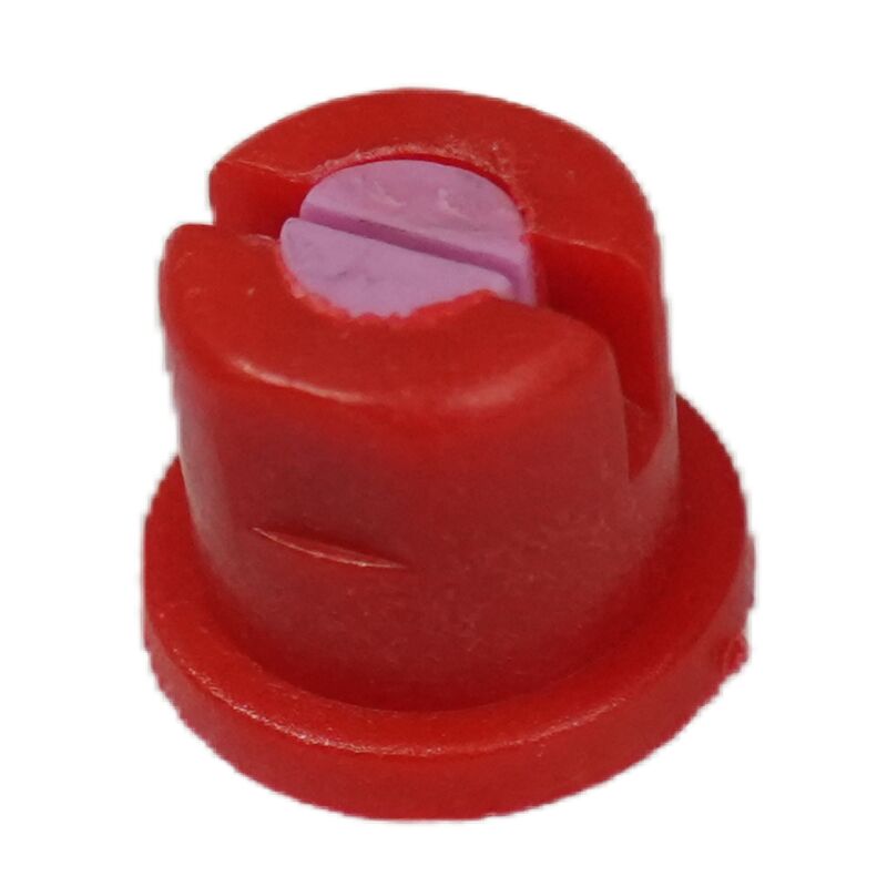 Ceramic Nozzle for Sanitation Vehicles – Red, Fits Sweeper Disc Suction Nozzles, for Road Sweeper Water Mist & Dust Suppression