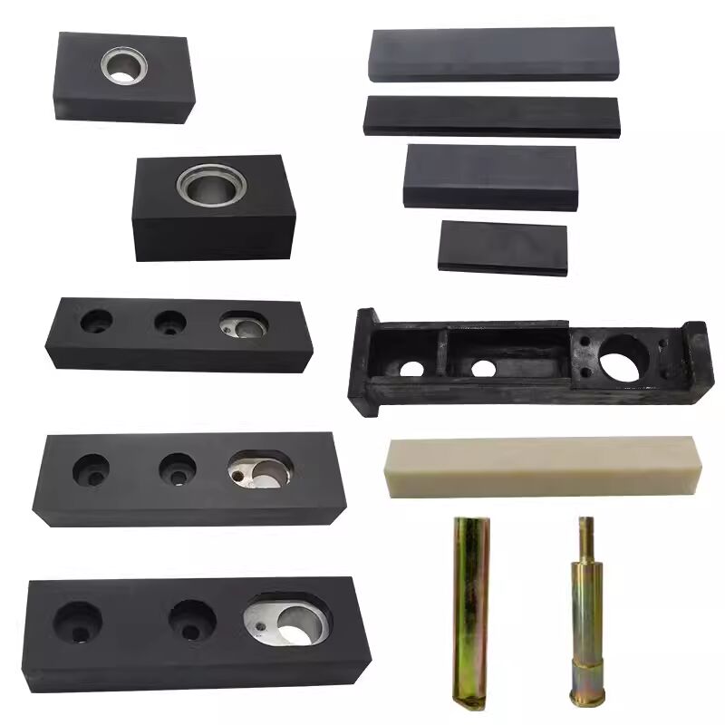 Upper & Lower Slider Blocks (Garbage Truck-Dedicated): Nylon Material, Assists Slide Plate in Waste Collection