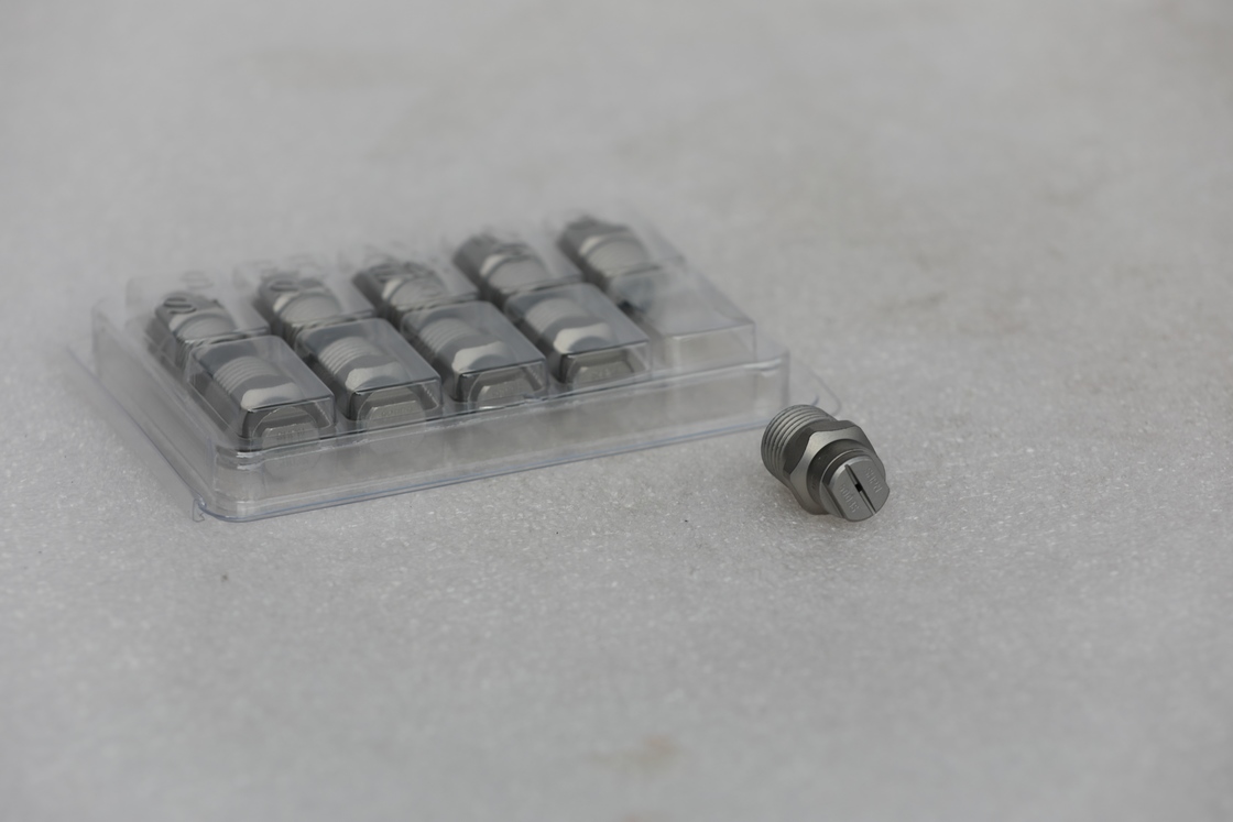 Quick-Connect Stainless Steel Pressure Nozzle with Narrow Angle Jet and Sanitation Compatibility for Water Trucks