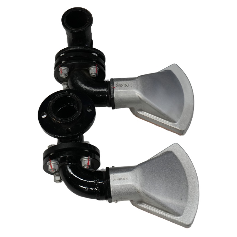 Yutong Sanitation Vehicle Universal Sprinkler Nozzle Assembly – Swivel Adjustable, Universal Rotation, Wide Fan Water Jet