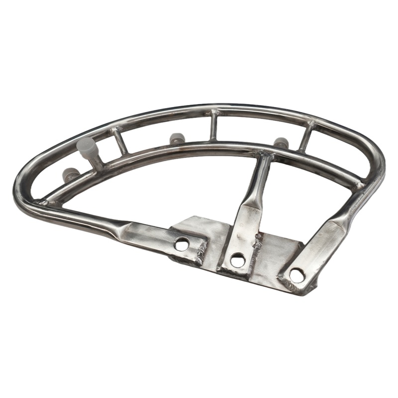 Stainless steel anti-collision spray rack can be installed with nozzles for spraying and dust removal