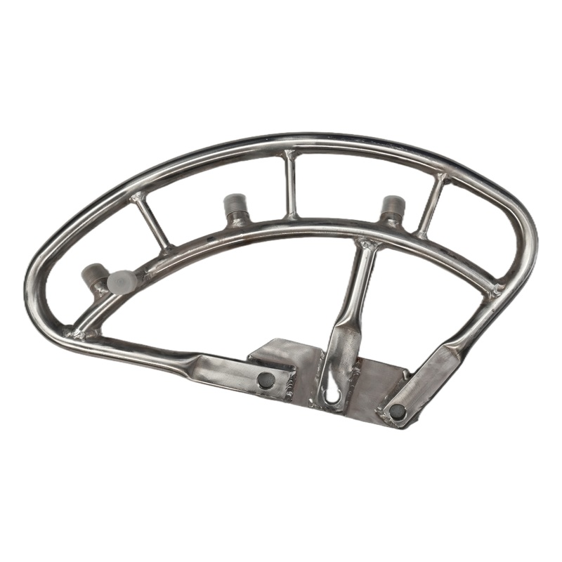 Stainless steel anti-collision spray rack can be installed with nozzles for spraying and dust removal