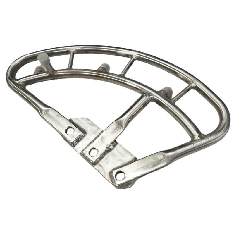 Stainless steel anti-collision spray rack can be installed with nozzles for spraying and dust removal