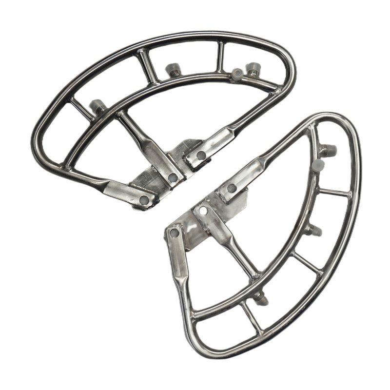 Anti-Collision Water Spray Frame for Road Sweeper (Next to Sweeping Disk): Stainless Steel, Prevents Collision, Nozzle-Mountable, Dust-Cleaning