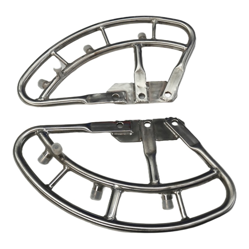 Sweeper Disk Stainless Steel Anti-Collision Water Spray Frame - High-Pressure Cleaning & Dust Suppression with Sync Rotation