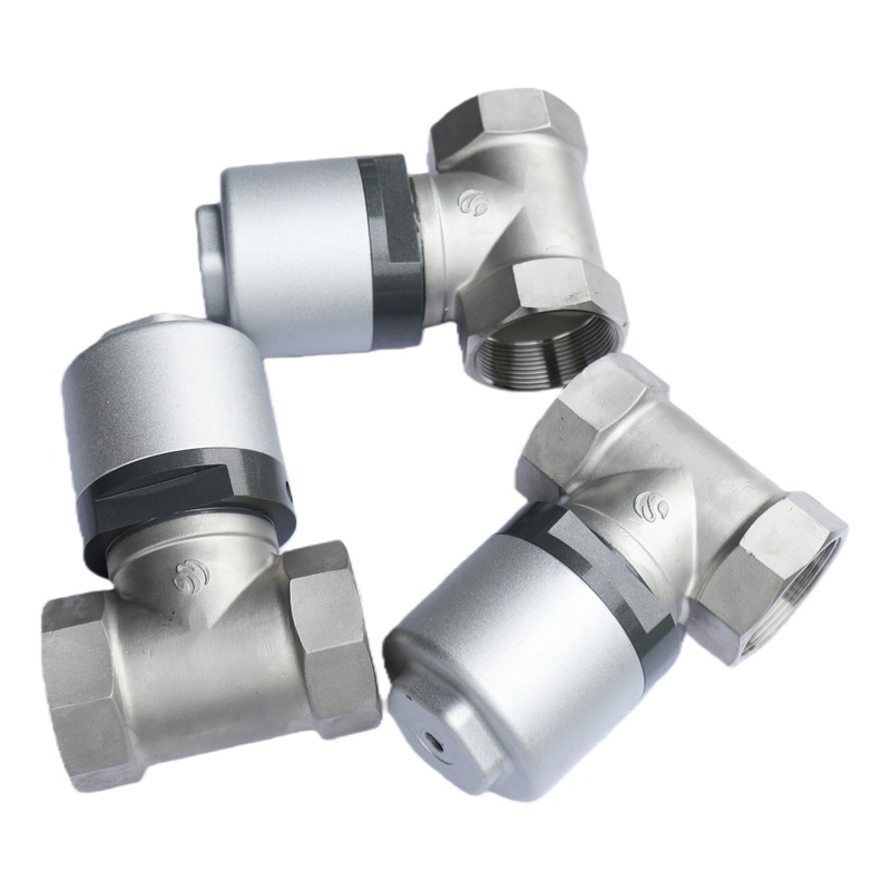 Sanitation Vehicle Cut-off Valve (Pneumatic Cut-off Valve) with Stainless Steel Material: Control Water Flow, featuring Cut-off and Regulation Function
