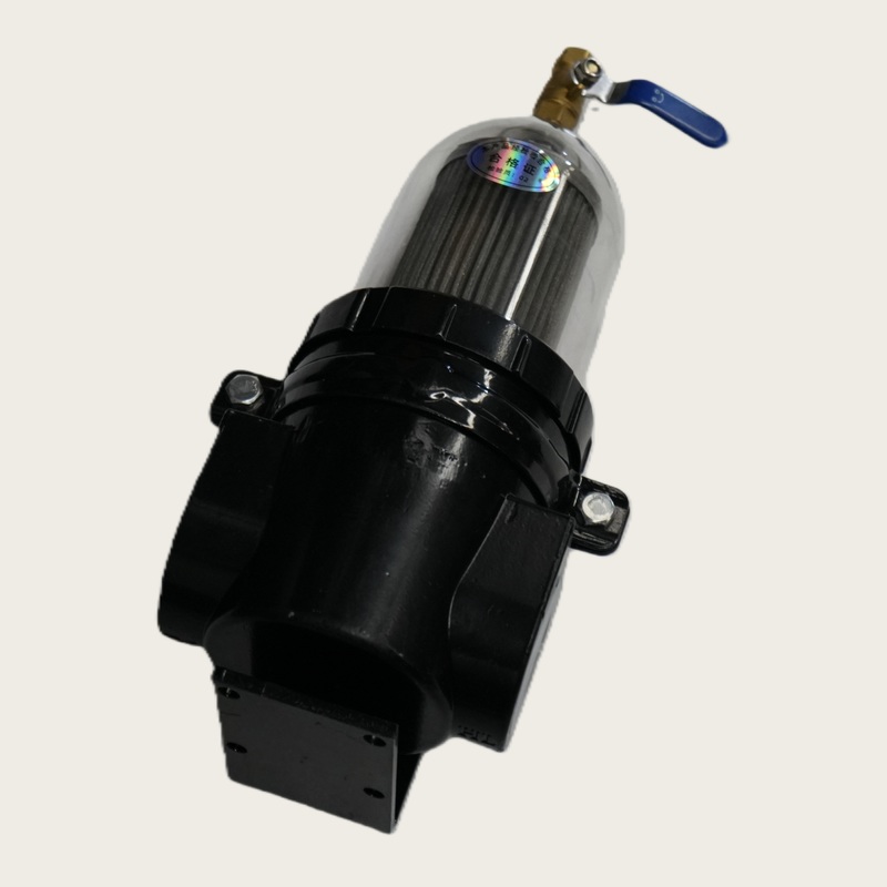 High-Efficiency Filtration! Zoomlion Maintenance Vehicle Special Small Water Filter (Aluminum Alloy Base · Stainless Steel Filter Element)
