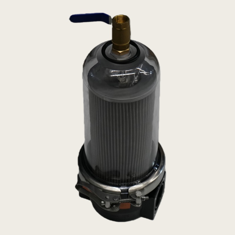 Sprinkler Truck Water Filter Assembly: Decontaminates High-Pressure Pump Inlet, Stainless Steel Filter + Easy Replacement