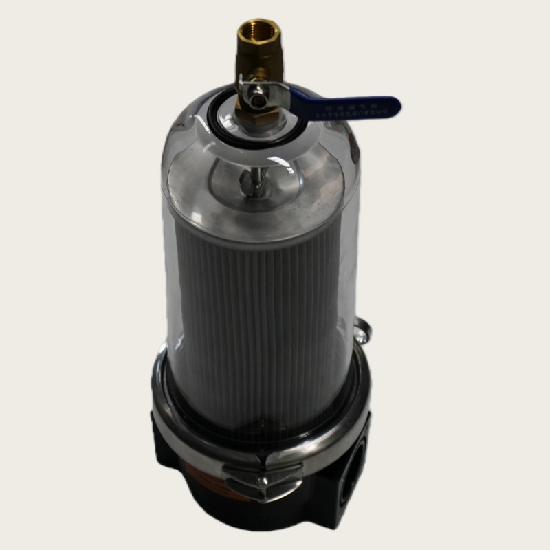 Sprinkler Truck Water Filter Assembly: Decontaminates High-Pressure Pump Inlet, Stainless Steel Filter + Easy Replacement