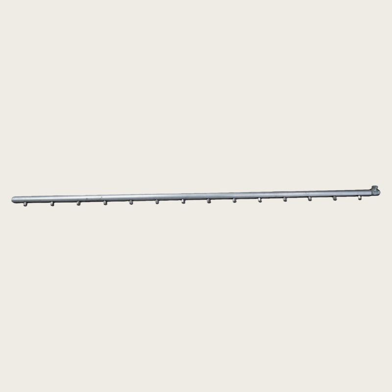 Zoomlion Sweeper-Specific Middle High-Pressure Spray Rod (Suction Cup Type): Aluminum Alloy + 16 Nozzles, Water Spray Road Cleaning
