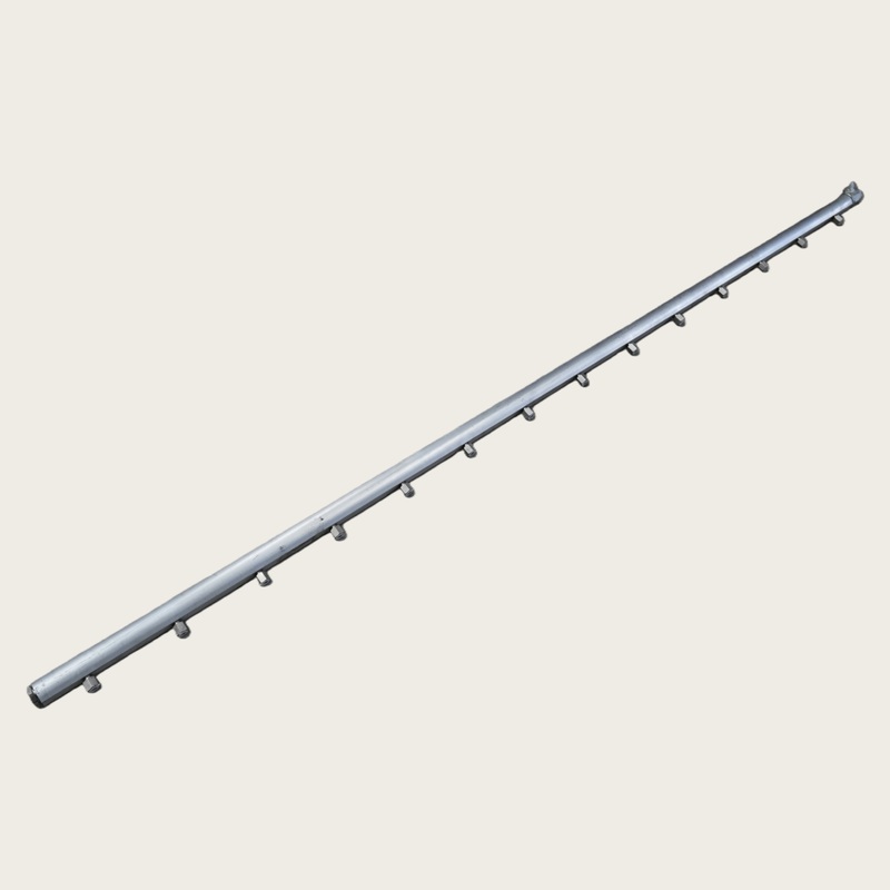 Zoomlion Sweeper-Specific Middle High-Pressure Spray Rod (Suction Cup Type): Aluminum Alloy + 16 Nozzles, Water Spray Road Cleaning
