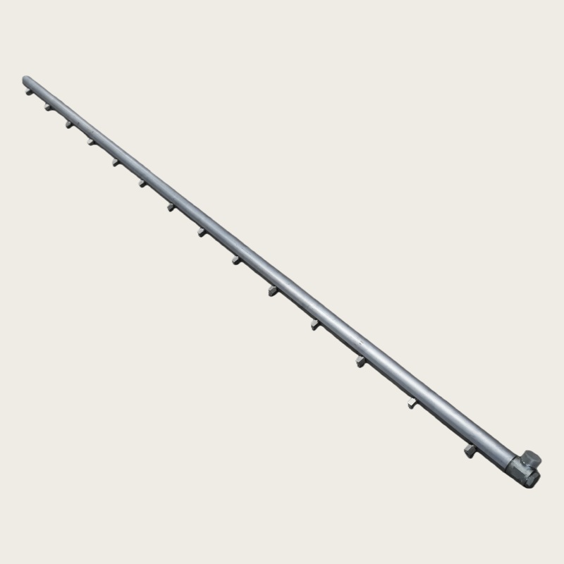 Zoomlion Sweeper-Specific Middle High-Pressure Spray Rod (Suction Cup Type): Aluminum Alloy + 16 Nozzles, Water Spray Road Cleaning