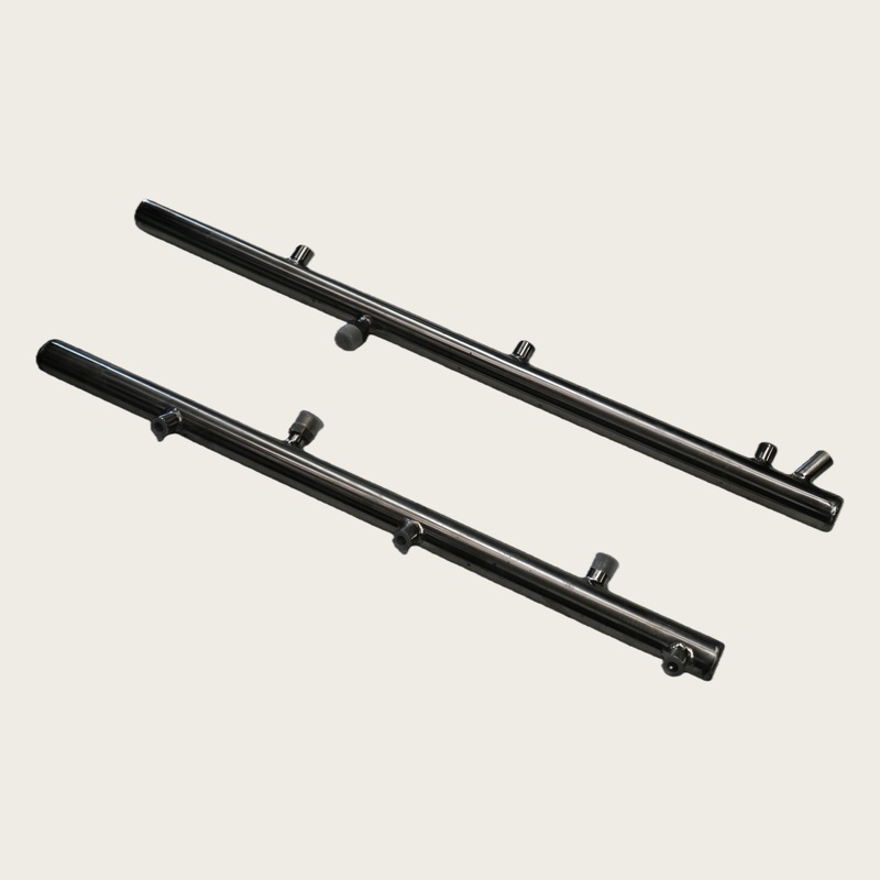 Road Sweeper Suction Cup High-Pressure Spray Rods (Left & Right Sides): Stainless Steel + Nozzle Expansion Assistance, Efficiently Flushes Road-Side Stains