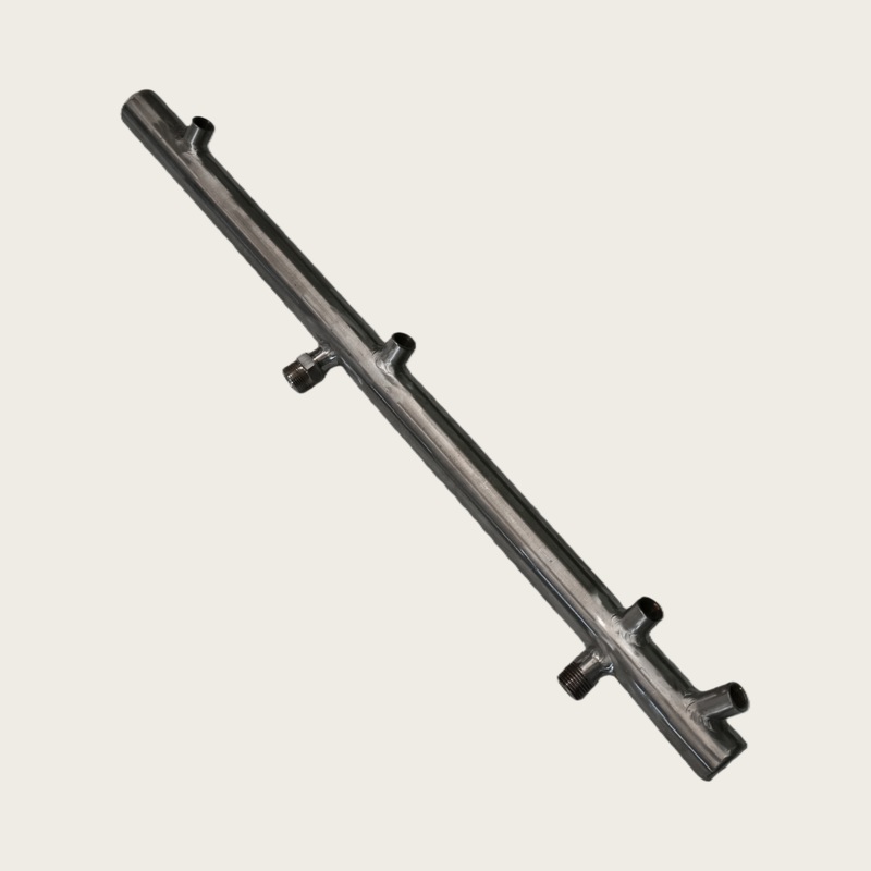 High-Pressure Resistant Stainless Steel Spray Bar Assembly - Left/Right Independent Adjustable Telescopic Spray Bar for Road & Guardrail Cleaning