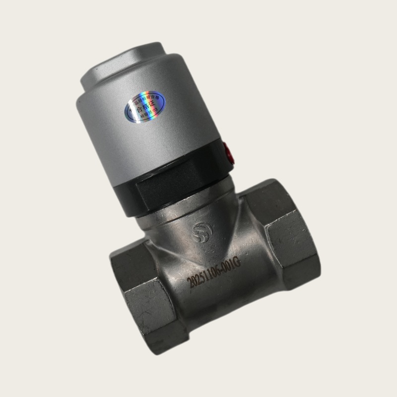 Cut-off Valve DN50 Stainless Steel Shut-off Valve 1.5MPa Pneumatic Water Shut-off Valve Corrosion-Resistant DN50 Shut-Off Valve