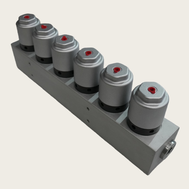 6-Bank Cartridge Valve Block - 16MPa High-Pressure Cartridge Valve, Fast Response Cartridge Valve, Reliable Sealing Cartridge Valve