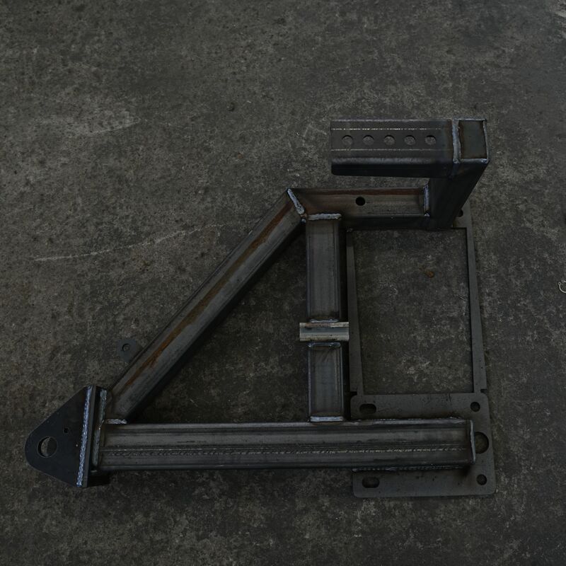 Steel Material Suction Nozzle Mounting Bracket with 12kg Weight for OEM Customizable Sweeper Weldment