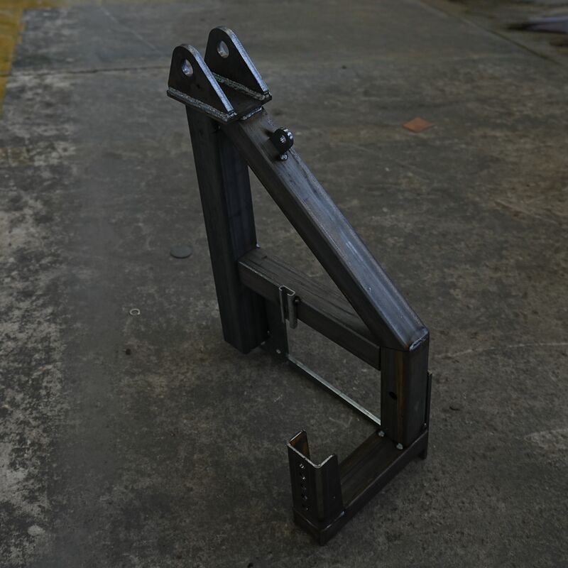 Steel Material Suction Nozzle Mounting Bracket for Sweeper Trucks with Load-Bearing Connection and Lift Control