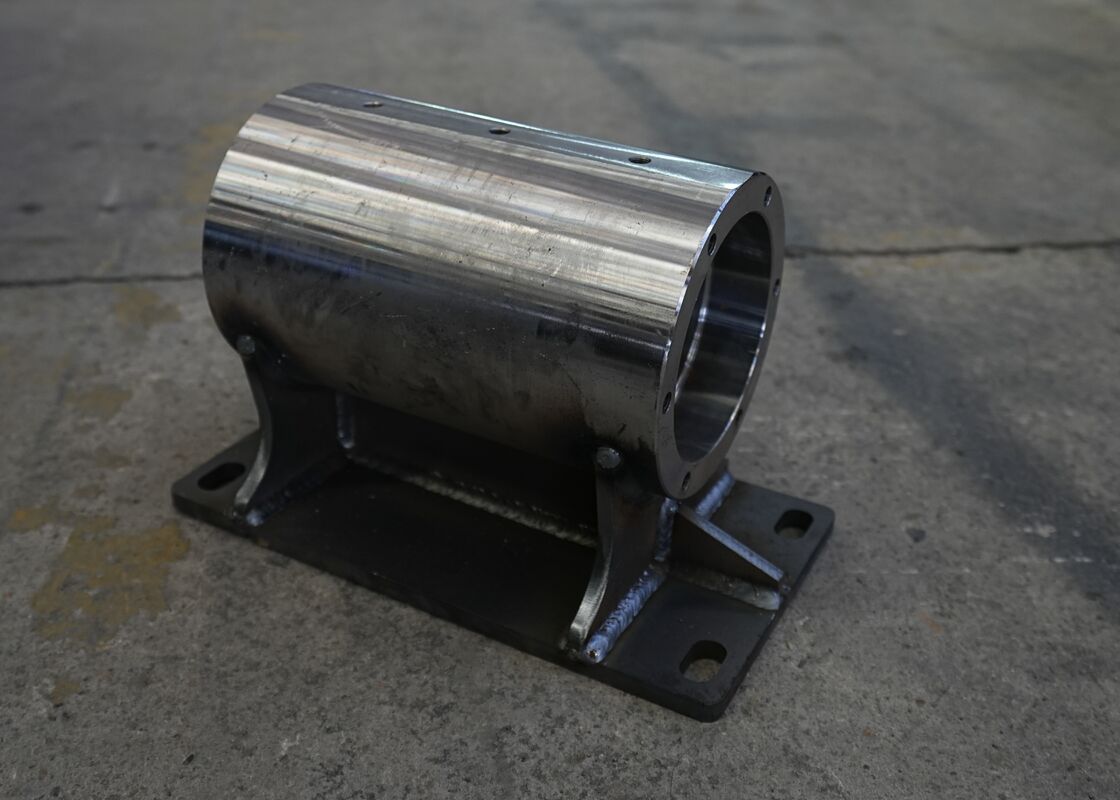 Heavy-Duty Steel Bearing Housing for Secure Bearing Alignment in Sweeper Power Transmission with 4.8kg Weight