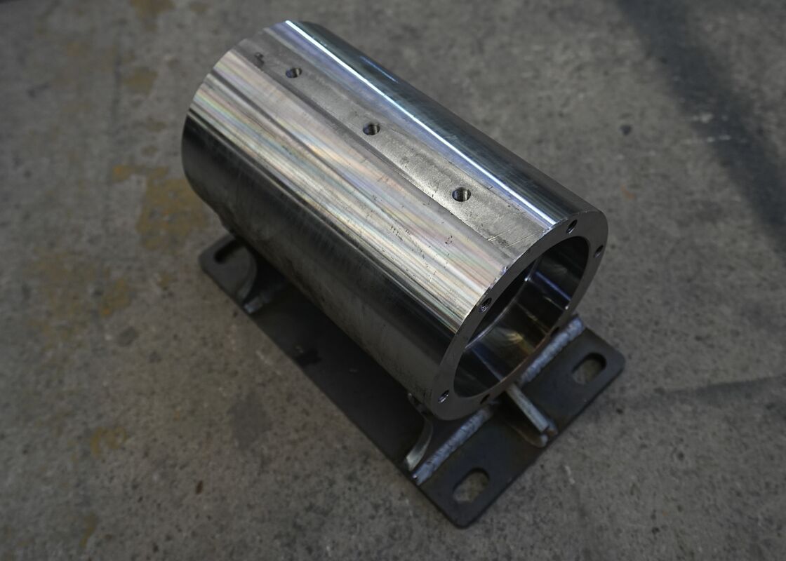 Heavy-Duty Steel Bearing Housing for Secure Bearing Alignment in Sweeper Power Transmission with 4.8kg Weight