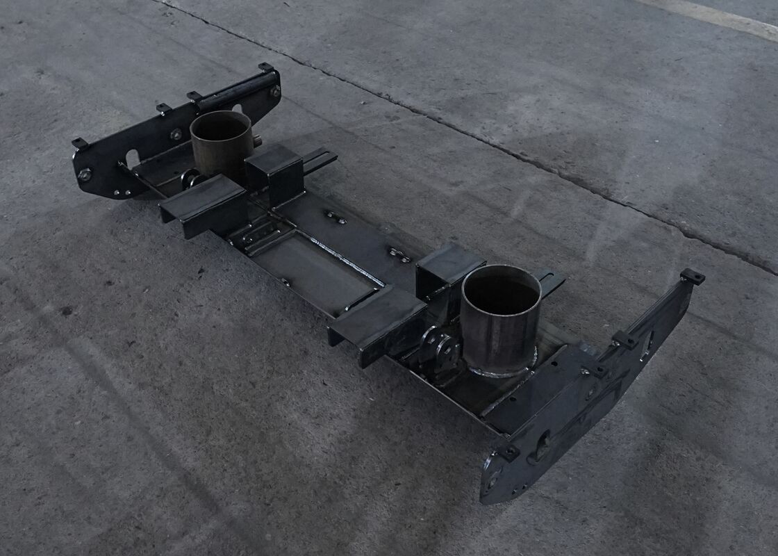 Fast-Change Suction Nozzle Weldment for Compact Sweepers with Height-Adjustable and Road-Adaptive Features