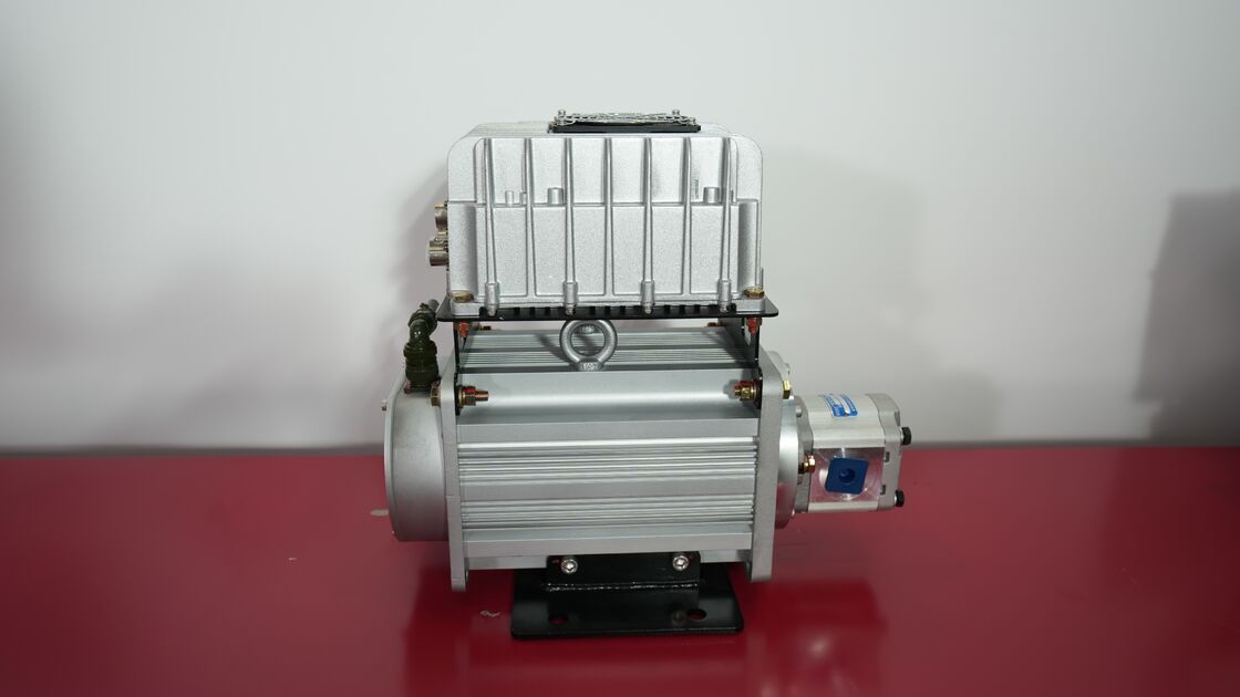 7.5kW IP67 Oil Pump Module Assembly with 540VDC PMSM Motor for Sweeper & Garbage Trucks