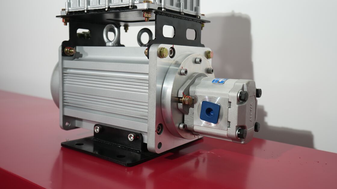 7.5kW IP67 Oil Pump Module Assembly with 540VDC PMSM Motor for Sweeper & Garbage Trucks