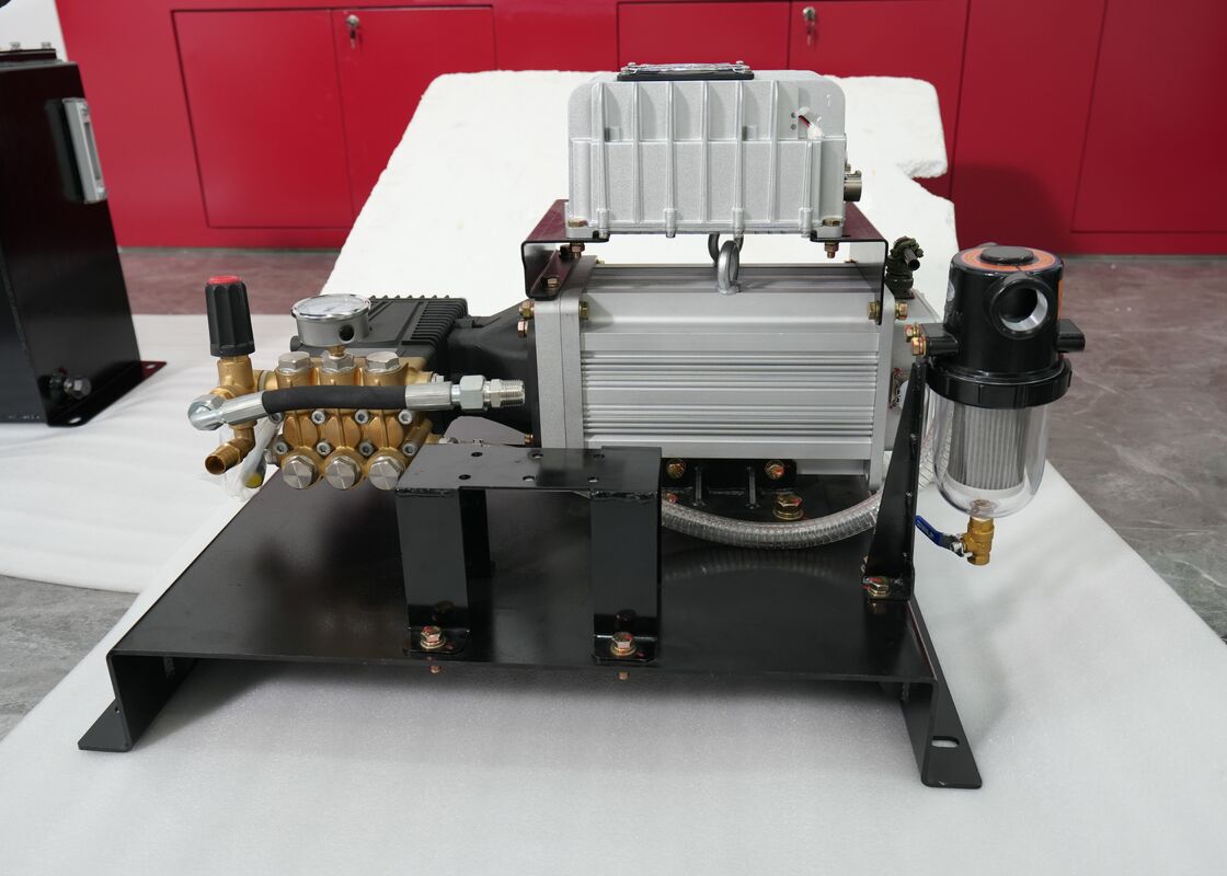 12kW Modular Integrated Electric Pump with IP67 Protection and Natural Air Cooling for Sweeper Washdown Systems