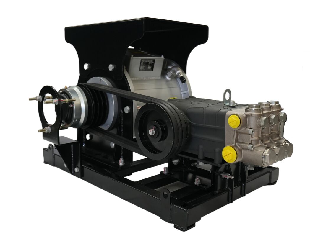 30kW Water-Cooled High-Torque Motor Module with IP67 Protection for Hydraulic Pump Applications