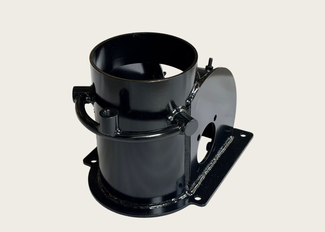 Steel Material Suction Nozzle Connecting Duct with Negative Pressure Transfer and Sealed Suction Path for Sanitation Sweeper Trucks