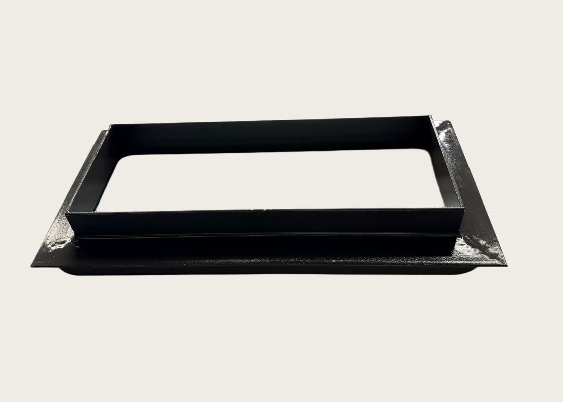 Stainless Steel Fan Outlet Mounting Frame for Stable Airflow Direction with Sealed Connection and No Pressure Loss