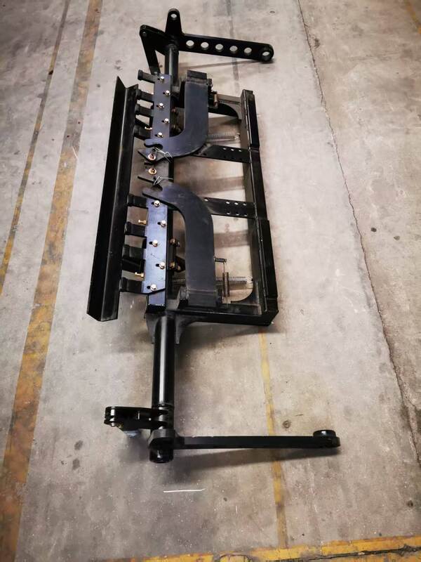 Garbage Truck Bin Lift Mechanism Assembly with Hydraulic Lifting & Tilting, Obstacle Detection, and Cab Operation
